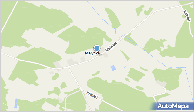 Małynka, Małynka, mapa Małynka