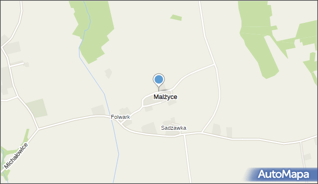 Malżyce, Malżyce, mapa Malżyce