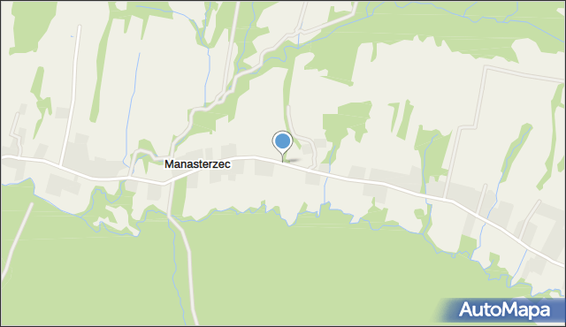 Manasterzec, Manasterzec, mapa Manasterzec