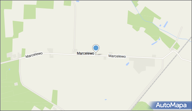 Marcelewo, Marcelewo, mapa Marcelewo