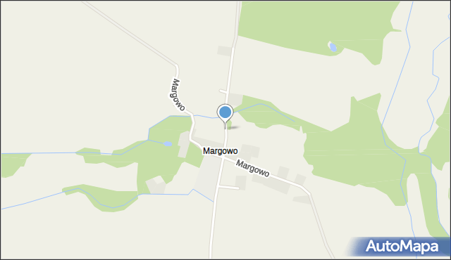 Margowo, Margowo, mapa Margowo