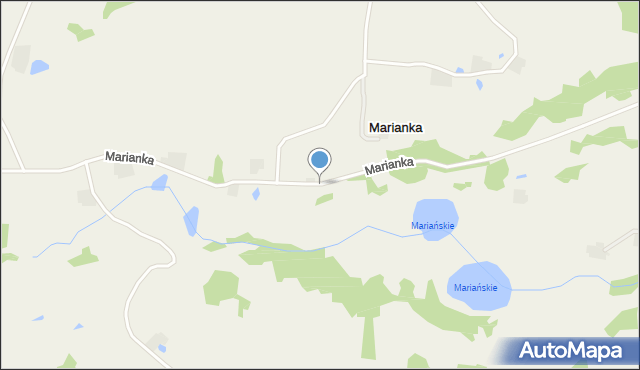 Marianka gmina Wiżajny, Marianka, mapa Marianka gmina Wiżajny