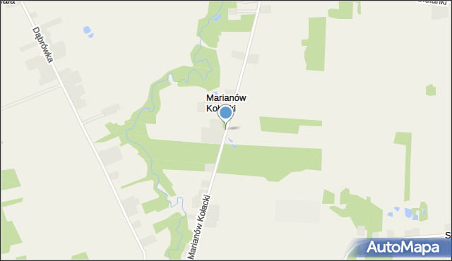 Marianów Kołacki, Marianów Kołacki, mapa Marianów Kołacki