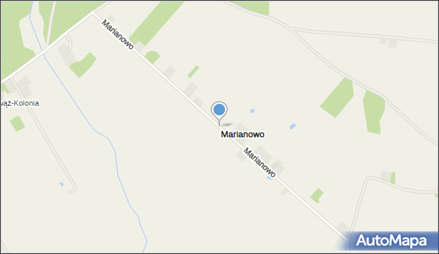 Marianowo gmina Ślesin, Marianowo, mapa Marianowo gmina Ślesin