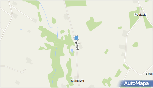 Markiszki, Markiszki, mapa Markiszki