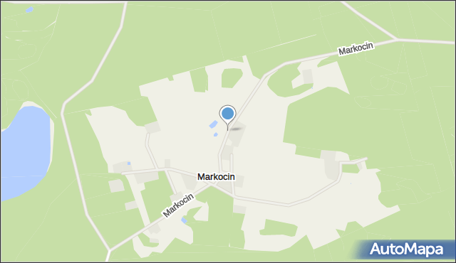 Markocin gmina Osiek, Markocin, mapa Markocin gmina Osiek