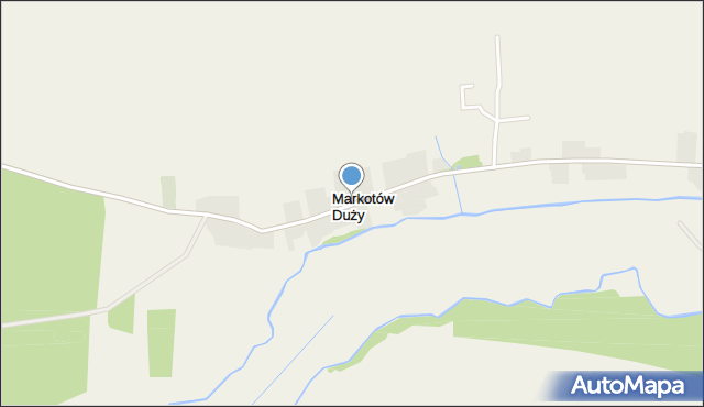 Markotów Duży, Markotów Duży, mapa Markotów Duży