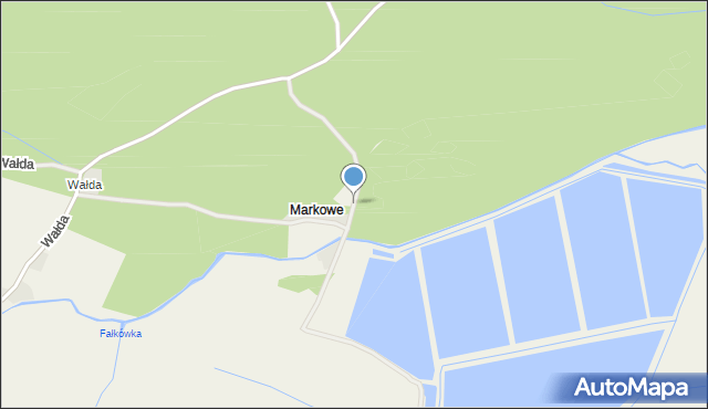 Markowe, Markowe, mapa Markowe