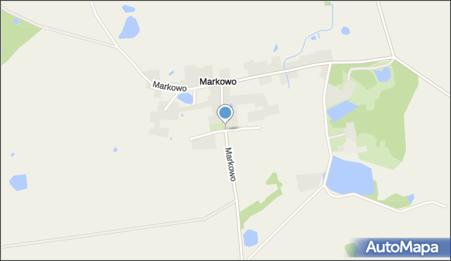 Markowo gmina Morąg, Markowo, mapa Markowo gmina Morąg