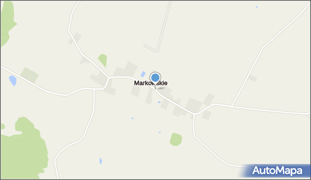 Markowskie, Markowskie, mapa Markowskie
