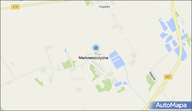 Markowszczyzna, Markowszczyzna, mapa Markowszczyzna