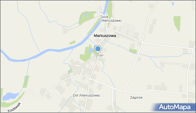 Markuszowa, Markuszowa, mapa Markuszowa