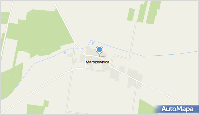 Marszewnica, Marszewnica, mapa Marszewnica