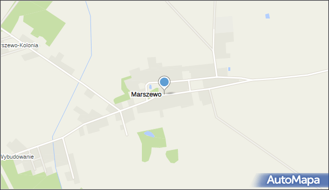 Marszewo gmina Goleniów, Marszewo, mapa Marszewo gmina Goleniów