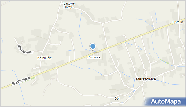 Marszowice gmina Gdów, Marszowice, mapa Marszowice gmina Gdów