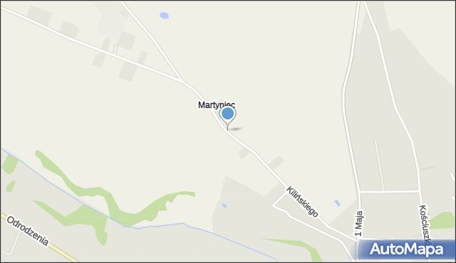 Martyniec, Martyniec, mapa Martyniec