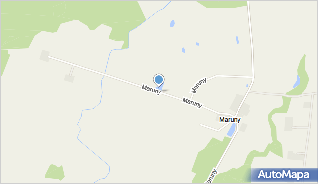 Maruny, Maruny, mapa Maruny