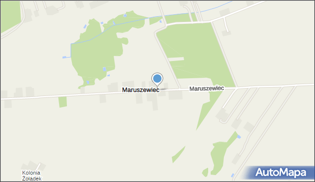 Maruszewiec, Maruszewiec, mapa Maruszewiec