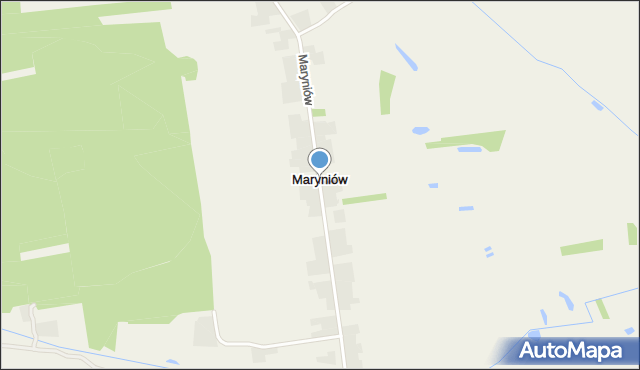 Maryniów, Maryniów, mapa Maryniów