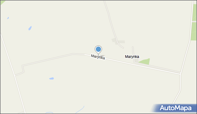 Marynka gmina Wyrzysk, Marynka, mapa Marynka gmina Wyrzysk