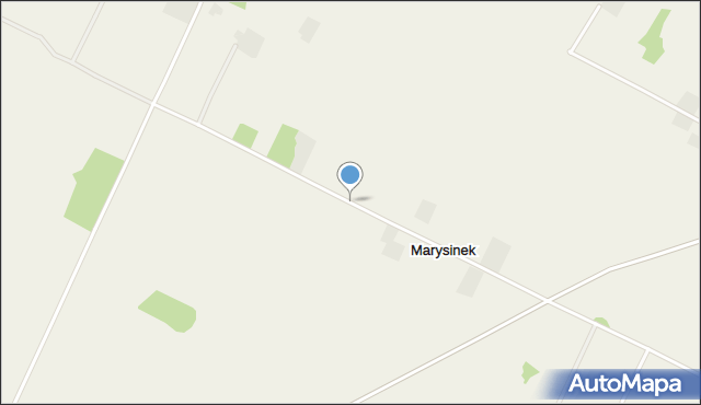 Marysinek gmina Nowa Sucha, Marysinek, mapa Marysinek gmina Nowa Sucha