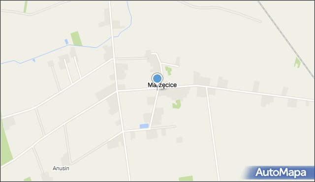 Marzęcice gmina Strzelce Wielkie, Marzęcice, mapa Marzęcice gmina Strzelce Wielkie