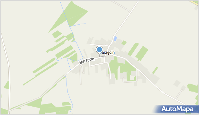 Marzęcin, Marzęcin, mapa Marzęcin