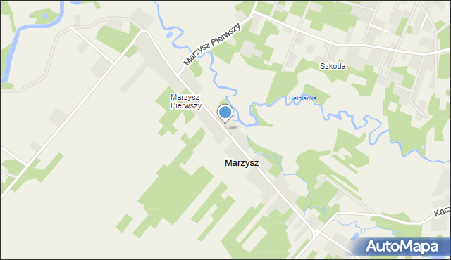 Marzysz, Marzysz Pierwszy, mapa Marzysz