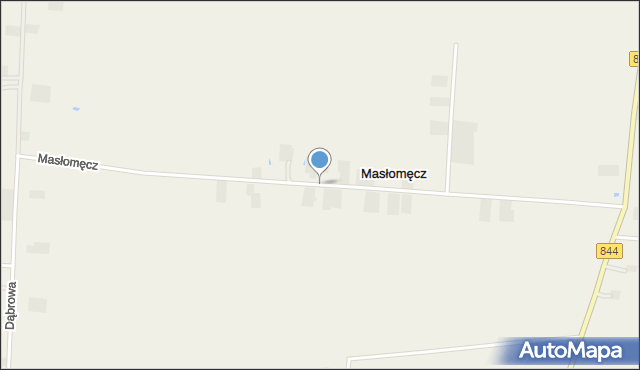 Masłomęcz, Masłomęcz, mapa Masłomęcz