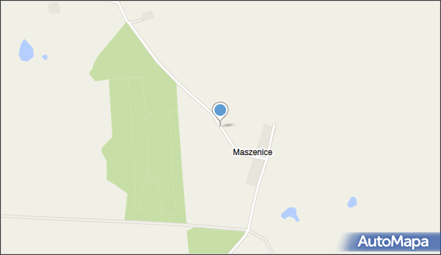 Maszenice, Maszenice, mapa Maszenice