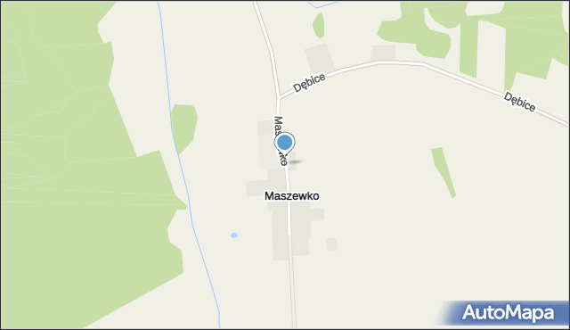 Maszewko gmina Maszewo, Maszewko, mapa Maszewko gmina Maszewo