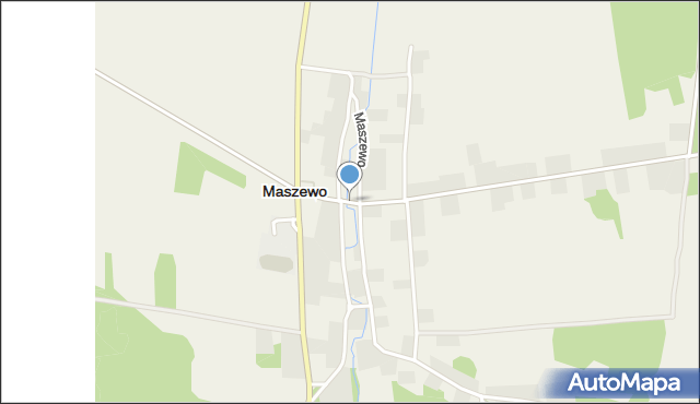Maszewo powiat krośnieński, Maszewo, mapa Maszewo powiat krośnieński