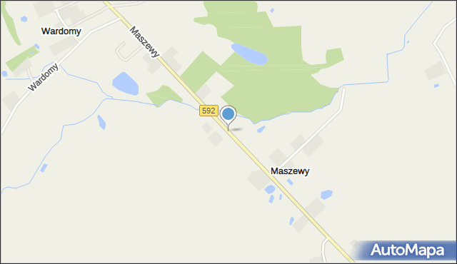 Maszewy, Maszewy, mapa Maszewy