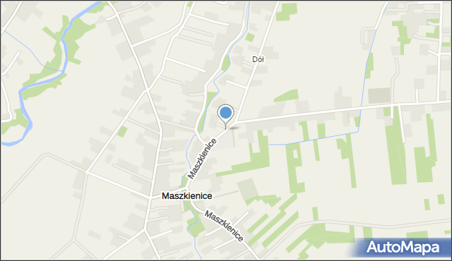 Maszkienice, Maszkienice, mapa Maszkienice