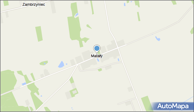 Matały, Matały, mapa Matały