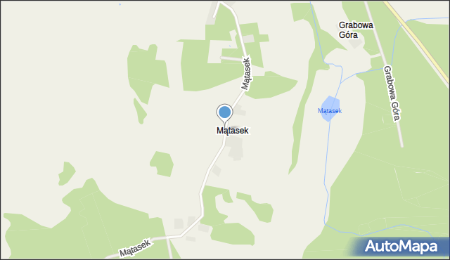 Mątasek, Mątasek, mapa Mątasek