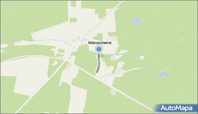 Matuszowice, Matuszowice, mapa Matuszowice