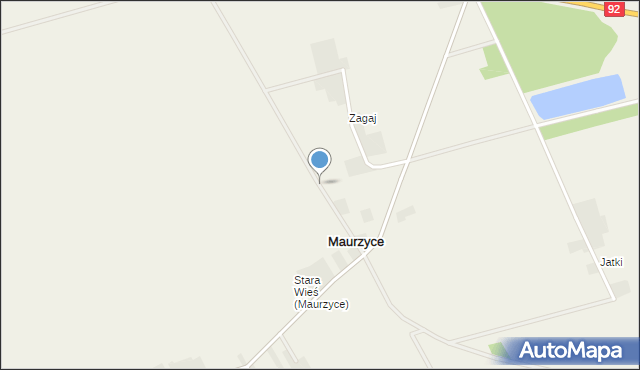 Maurzyce, Maurzyce, mapa Maurzyce