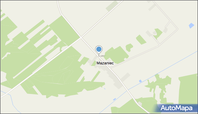 Mazaniec, Mazaniec, mapa Mazaniec