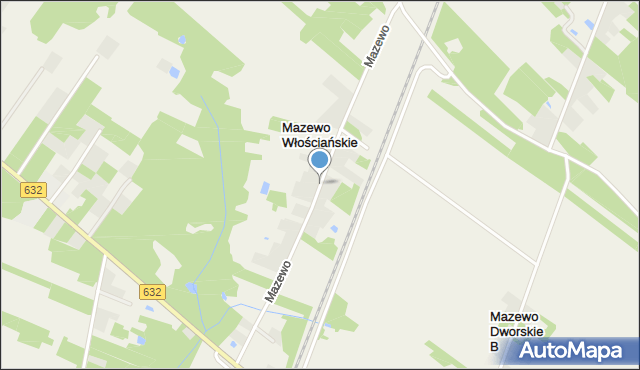 Mazewo Włościańskie, Mazewo Włościańskie, mapa Mazewo Włościańskie