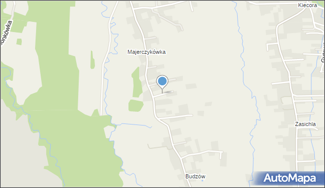 Murzasichle, Majerczykówka, mapa Murzasichle