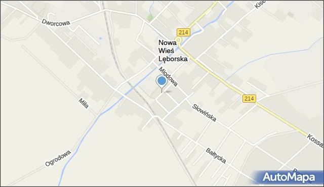 Nowa Wieś Lęborska, Makowa, mapa Nowa Wieś Lęborska