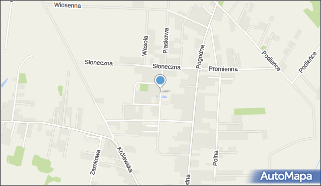 Nowe Aleksandrowo, Malinowa, mapa Nowe Aleksandrowo