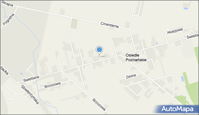 Osiedle Poznańskie, Makowa, mapa Osiedle Poznańskie
