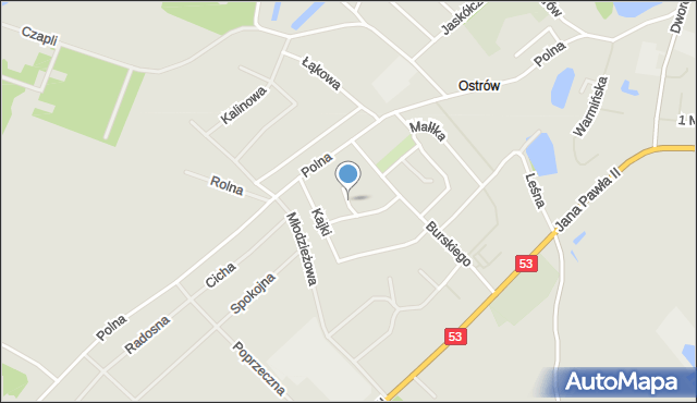 Pasym powiat szczycieński, Mazurska, mapa Pasym powiat szczycieński