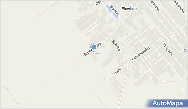Plewiska gmina Komorniki, Malinowa, mapa Plewiska gmina Komorniki