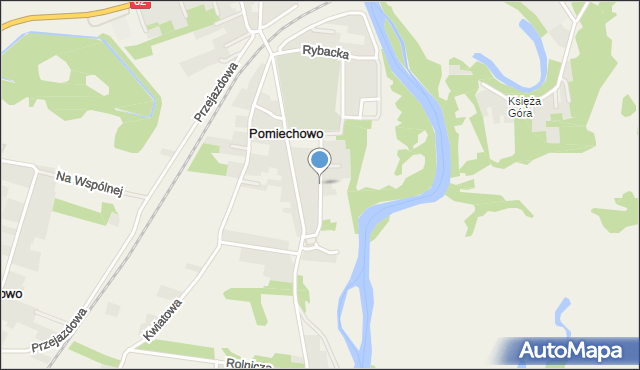 Pomiechowo, Mazowiecka, mapa Pomiechowo