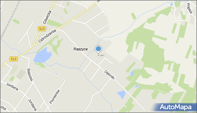 Racibórz, Markowickie Tarasy, mapa Racibórz