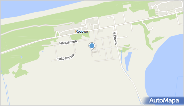 Rogowo gmina Trzebiatów, Maciejkowa, mapa Rogowo gmina Trzebiatów