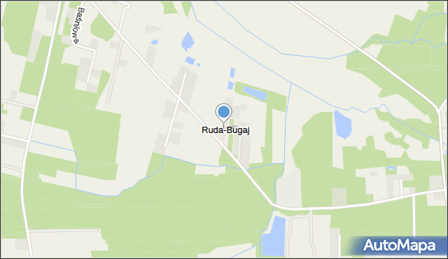 Ruda-Bugaj, Mała, mapa Ruda-Bugaj